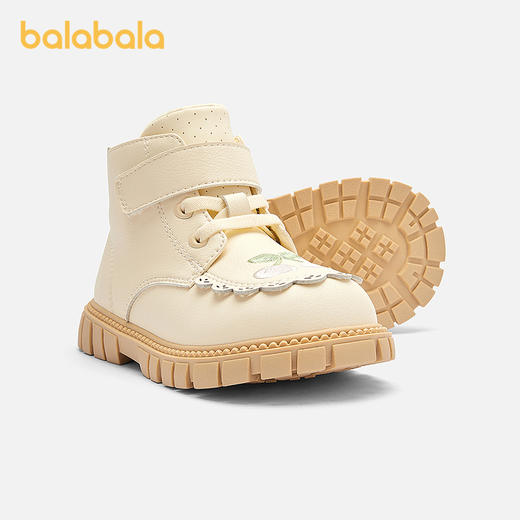 【商场同款】巴拉巴拉童鞋女童马丁靴轻便透气2025新秋冬靴子甜美 商品图1