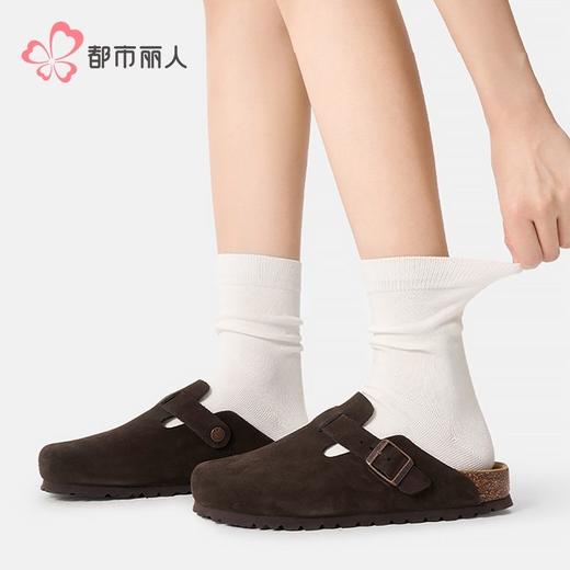 都市丽人袜子女士袜子精梳棉女袜子女中筒袜LCHDH8 商品图1