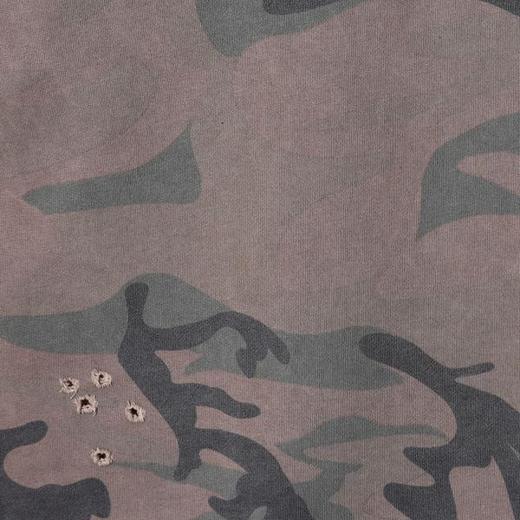 SDSA男士秋冬新款痞帅男装复古迷彩磨破圆领卫衣百搭宽松潮流上衣 商品图2