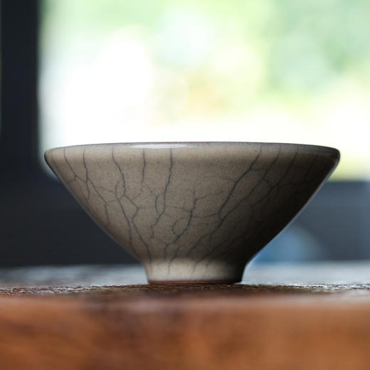 问鼎哥窑传世复刻款斗笠杯 商品图0