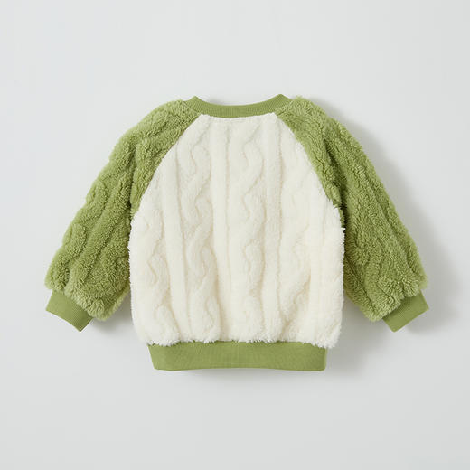 怡比萌宠动物园家居长袖圆领套装HY25WIN050晨灰/中黄/中绿/HY25WIN051紫90#-140# 商品图12