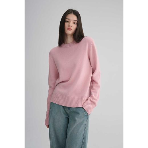 MAISON CECILE 五色|全羊毛高克重极简圆领基础百搭圆领针织毛衣 商品图0