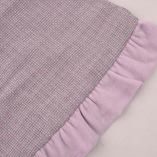 棉果果冬季新品女童巴厘纱丁香紫背心连衣裙小香风背心裙M422702425733 商品图5