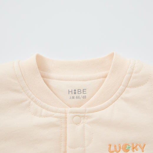 怡比事事平安长袖开襟哈衣HY25WIN030米白（59#-80#） 商品图8