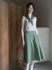 Jai  沙色/丛林绿细闪米娅无袖上衣 商品缩略图1