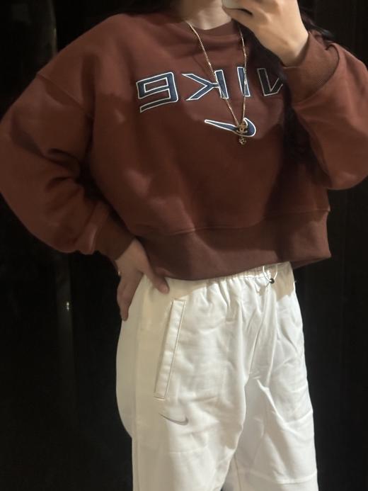 耐家logo图案户外休闲运动圆领套头长袖卫衣 女款（FV7675） 商品图5