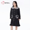 都市丽人女士睡衣女装雪花绒睡衣女士家居服法兰绒单件袍LHH7B6 商品缩略图2