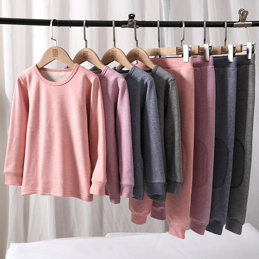 110-170 加厚款保暖内衣套装加绒一体绒亲子款保暖衣 商品图1