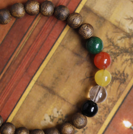 【青山特惠】7mm 21颗绿棋楠 原创【清圆】沉香手串 c51 商品图3