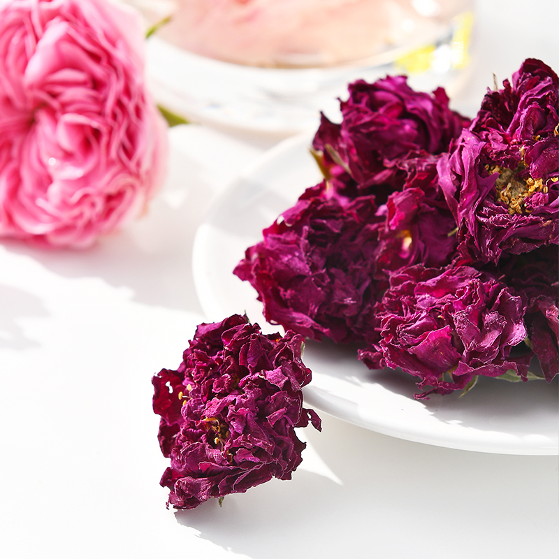 【拍一发三】绿色食品 喝出好气色 | 花养花平阴玫瑰花茶/烘干玫瑰花冠茶 非墨红玫瑰 无熏硫无添加花茶饮 30g*3盒