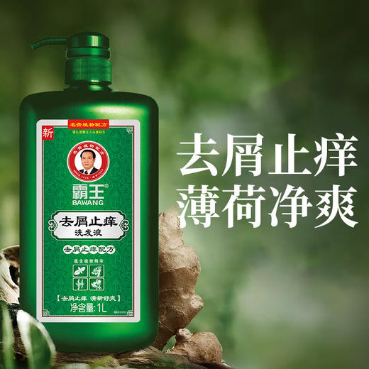 霸王去屑止痒洗发液1L 商品图6