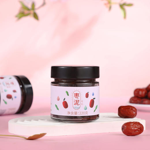 枣有机荟 有机枣泥果酱 220g/瓶 商品图0