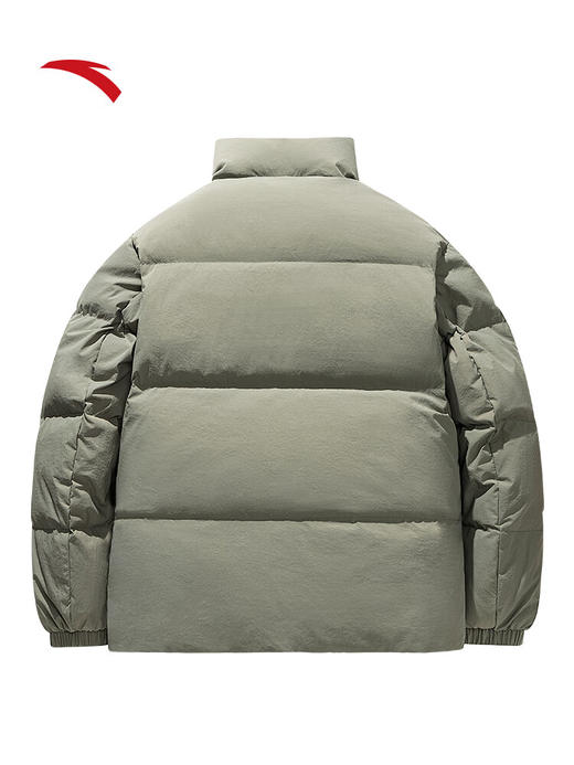 安踏运动复古防泼水男士宽松立领防风羽绒服152548901N 商品图9