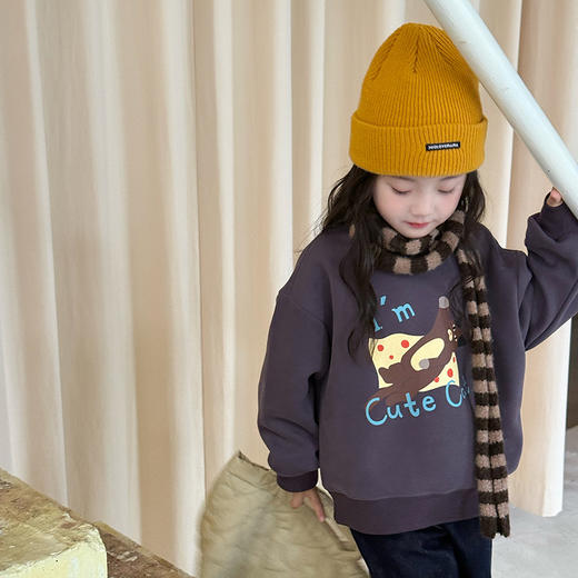 宸之昊童装儿童宝宝舒适云朵绒棉休闲韩版长袖T恤卡通打底衫★ 商品图11