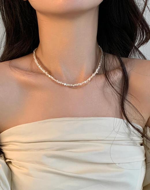 anni lu*新款复古新潮不规则巴洛克珍珠项链 商品图2