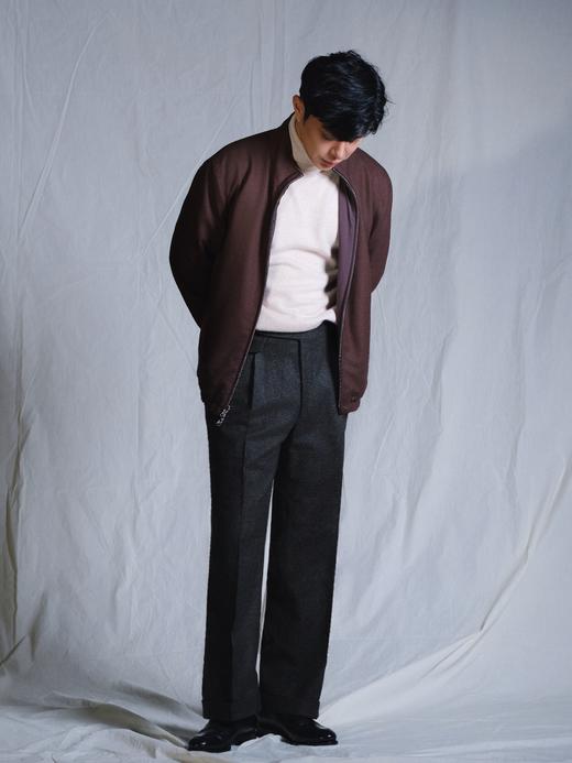 Loro Piana Storm System® 棕色双面飞行员夹克 商品图2