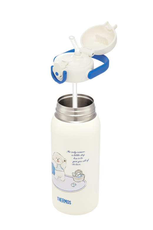 膳魔师萌宠系列460ML吸管保温杯/TCKU-450FS-WH-PET 商品图2