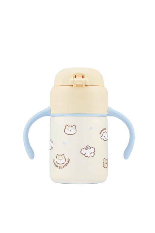 膳魔师萌宠系列350ML手柄吸管保温杯/TCKT-353SYB-PET 商品图1