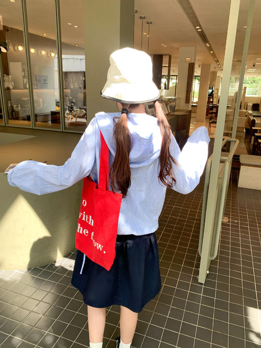 <曾小咸推荐>现货秒杀！微信超特价！连帽套头条纹长袖外套 日常219.99 立减120 秒杀99.99！ 商品图3