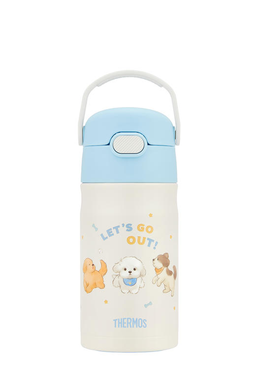 膳魔师萌宠系列350ML吸管保温杯/TCKL-350FS-PK-PET 商品图0