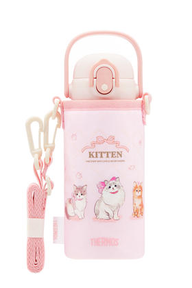 膳魔师萌宠系列460ML吸管保温杯/TCKU-450FS-PK-PET