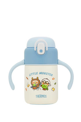 膳魔师BEBE350ML手柄吸管保温杯/TCKT-353SBL-BEBE