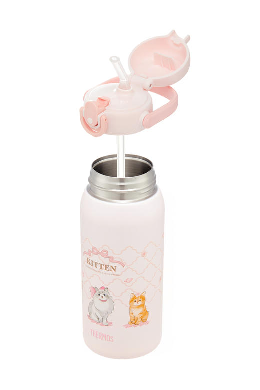 膳魔师萌宠系列460ML吸管保温杯/TCKU-450FS-PK-PET 商品图3