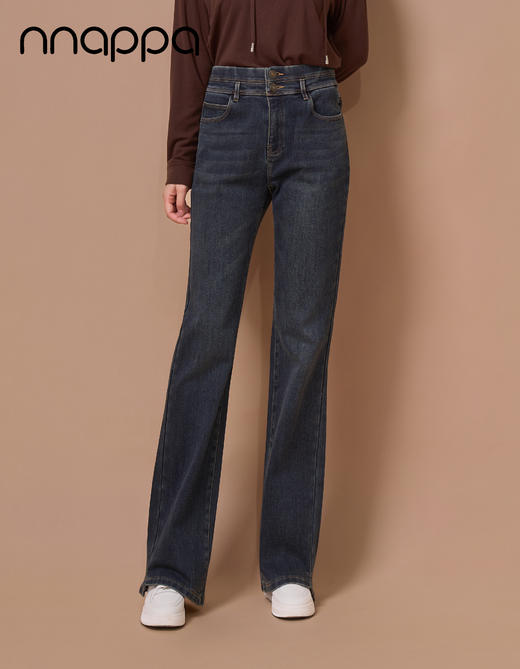 外穿时尚中腰时尚微喇裤PA29396 商品图0