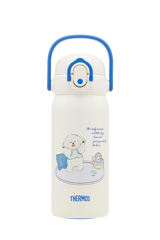 膳魔师萌宠系列460ML吸管保温杯/TCKU-450FS-WH-PET 商品图0