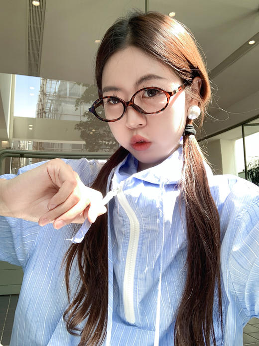 <曾小咸推荐>现货秒杀！微信超特价！连帽套头条纹长袖外套 日常219.99 立减120 秒杀99.99！ 商品图11