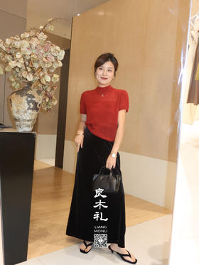 良木礼——真丝羊绒上衣