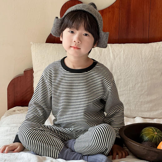 【39元】儿童小羊毛无骨套装丨蚕丝羊绒触感 保暖内衣居家服 商品图4