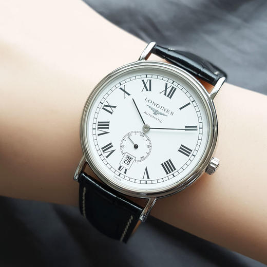 【95新】LONGINES 浪琴瑰丽系列L4.805.4.11.2自动机械机芯38.5MM（男款）160925NJM04 商品图7