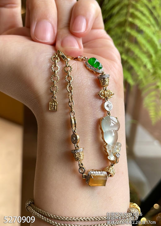 5270909，葫芦手链。具体价格微信咨询 商品图2