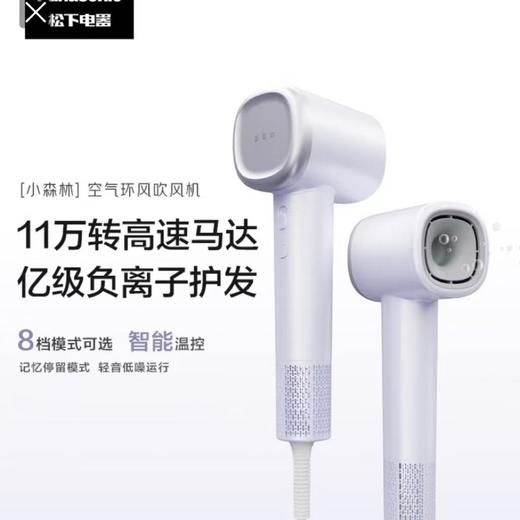 【春上新】10楼 松下（Panasonic）小森林电吹风机家用高速大功率速干负离子护发便携吹风筒NE6L 吊牌价349元  活动价259元 商品图0