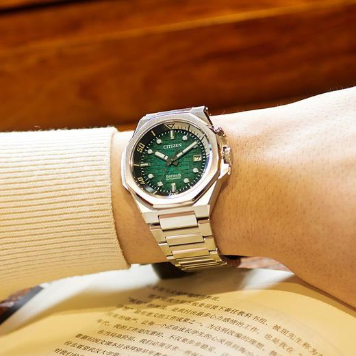 西铁城/CITIZEN机械防磁Series 8系列不锈钢男表NB6060-58X 商品图7
