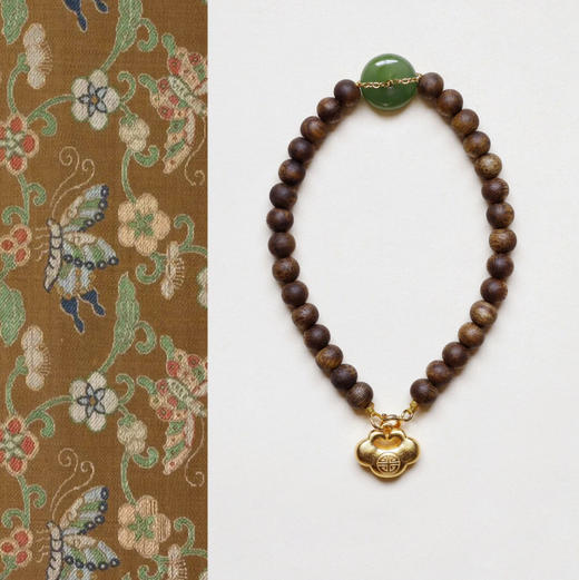 【青山特惠】5mm 30颗 绿棋楠【芊惠】沉香手串 c3 商品图0