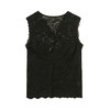 KQLA55F8861V领蕾丝背心女2025春夏新款时尚修身重工钉珠打底衫无袖内搭上衣 商品缩略图4