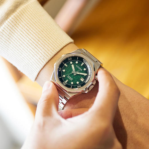 西铁城/CITIZEN机械防磁Series 8系列不锈钢男表NB6060-58X 商品图8