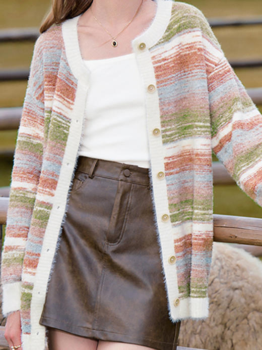 【百图lulu定制】【复古小皮裙】复古 时髦 洋气  皮裙 短裙 商品图4