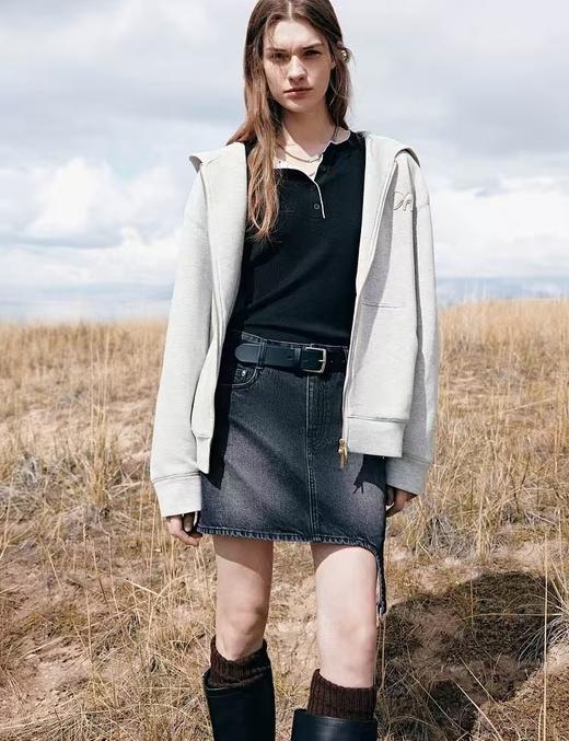 正品MOCO小宽松连帽外套里外棉卫衣外套 商品图1