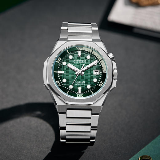 西铁城/CITIZEN机械防磁Series 8系列不锈钢男表NB6060-58X 商品图5
