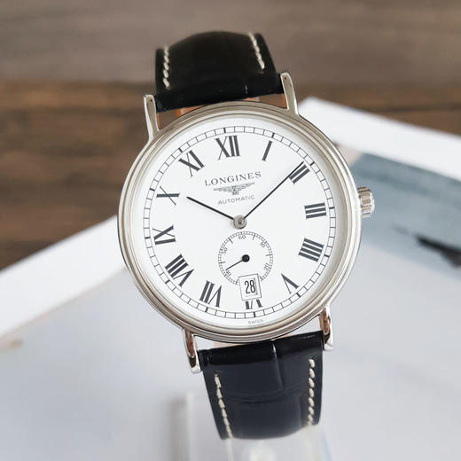 【95新】LONGINES 浪琴瑰丽系列L4.805.4.11.2自动机械机芯38.5MM（男款）160925NJM04 商品图3