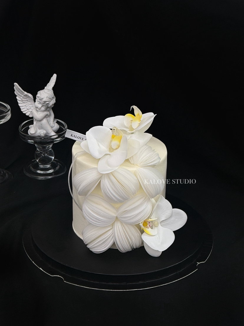 蝴蝶兰高级艺术蛋糕（主图加高款