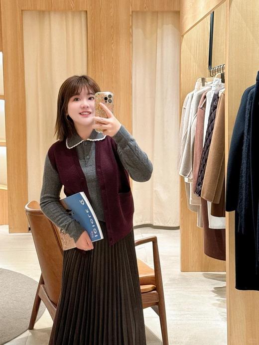 【高品质私服】【IC羊毛法兰绒中长半身裙】周二（10.14）上午10点开始 A摆半裙，品质优异 混色优雅 柔软舒适，轻薄绒面G1557-CC【无标出货 介意慎拍】 商品图6