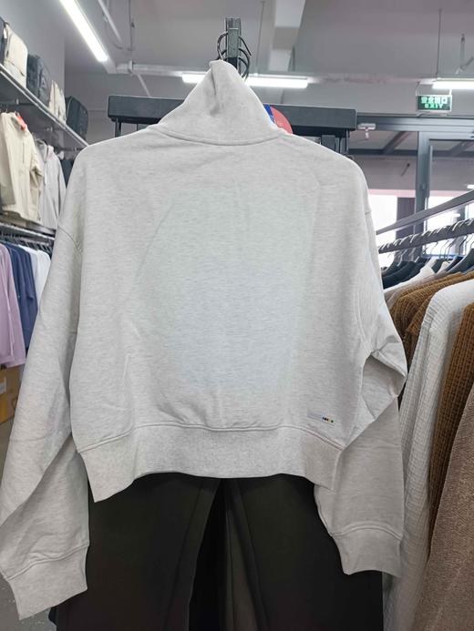 XY/安踏生活系列套头卫衣翻领短款上衣162438717--1灰花灰 商品图5