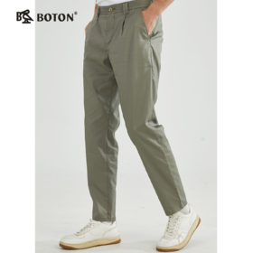 【亲肤抗皱】波顿男士窄脚休闲裤潮流宽松高端时尚ME860123