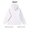SDSA男士秋冬新款痞帅男装韩版纯色压线解构按扣连帽卫衣百搭时尚 商品缩略图5