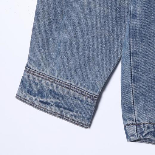 8086SDSA男士秋冬新款痞帅男装简欧风宽松拼接连帽牛仔衬衫百搭时尚 商品图4