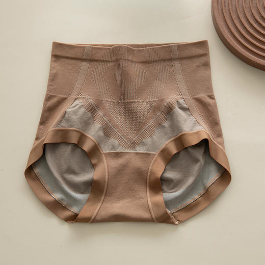 【100A抗菌黑科技✨】蜜桃臀神器🍑美宅高腰收腹内裤 钻石腰线塑身 ，高腰收腹+提臀塑形，桑蚕丝呵护你的每一天，100A抗菌桑蚕丝底裆大码三角内裤女 商品图10